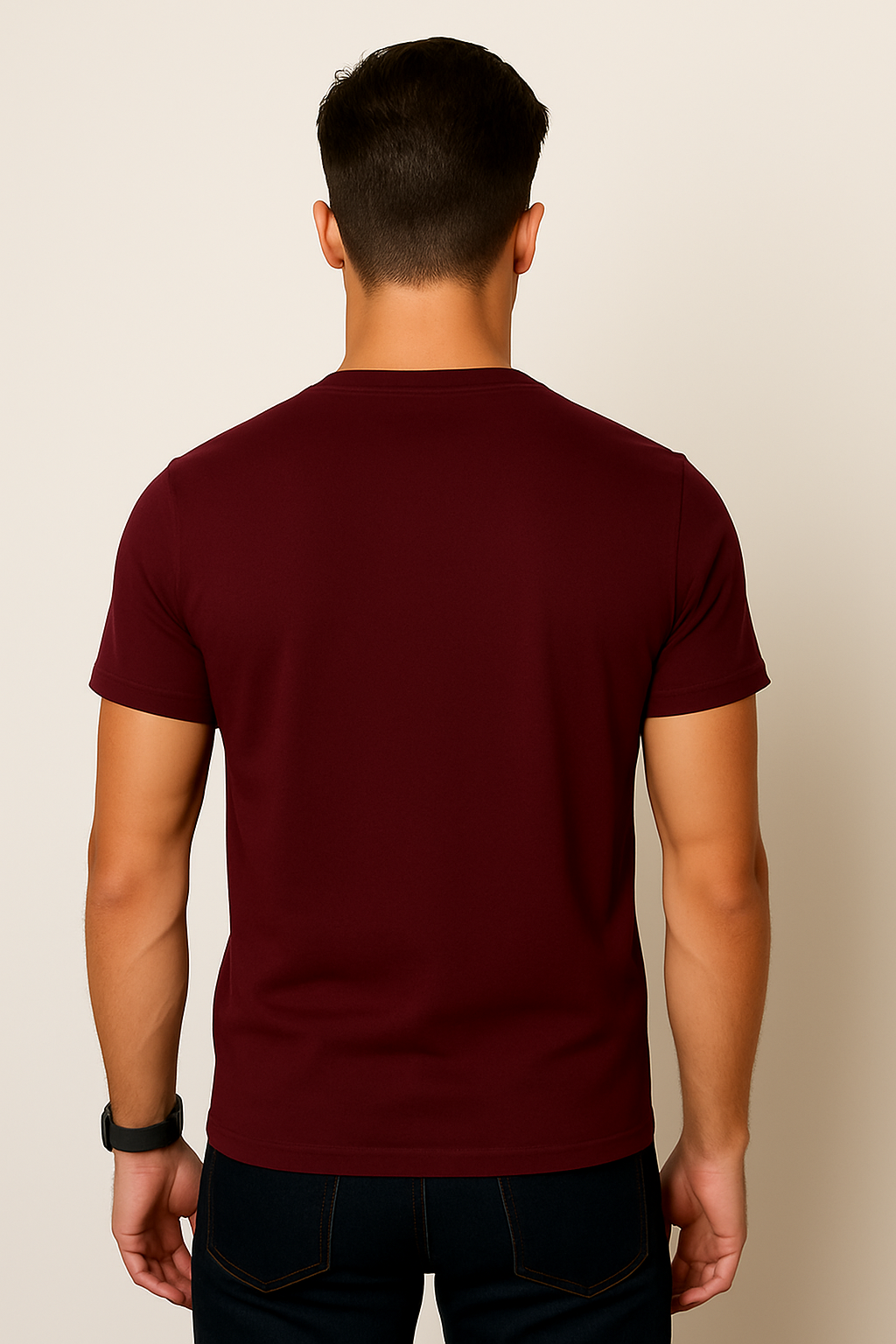 Classic Maroon T-Shirt for Everyday Comfort