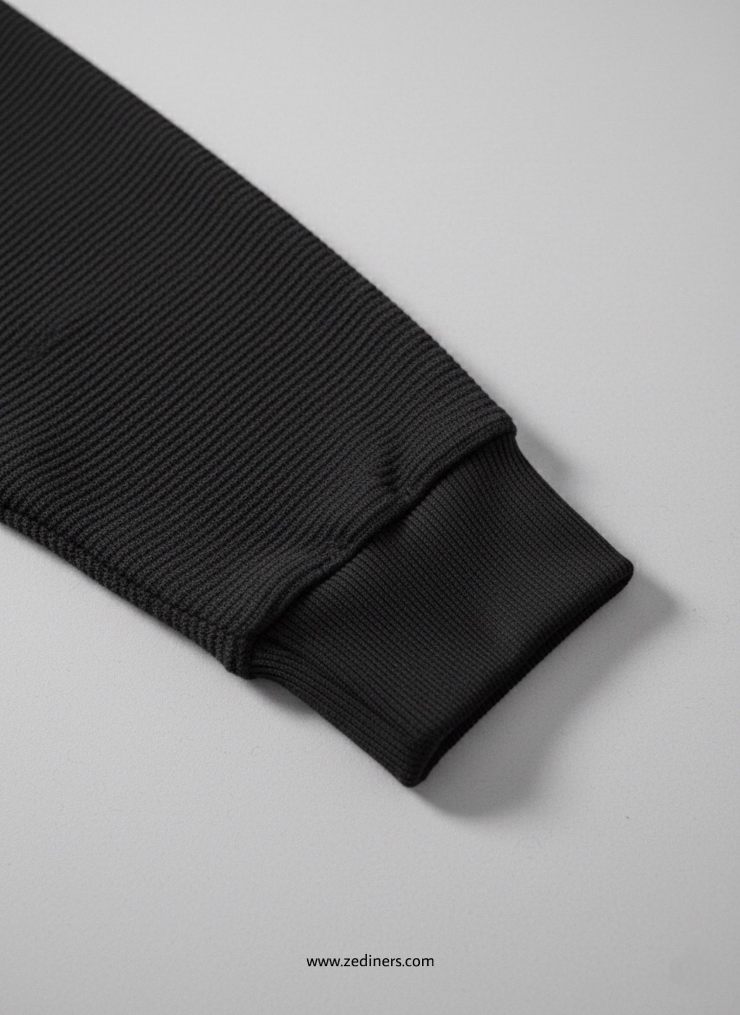 Textured Quarter-Zip Knit Shirt