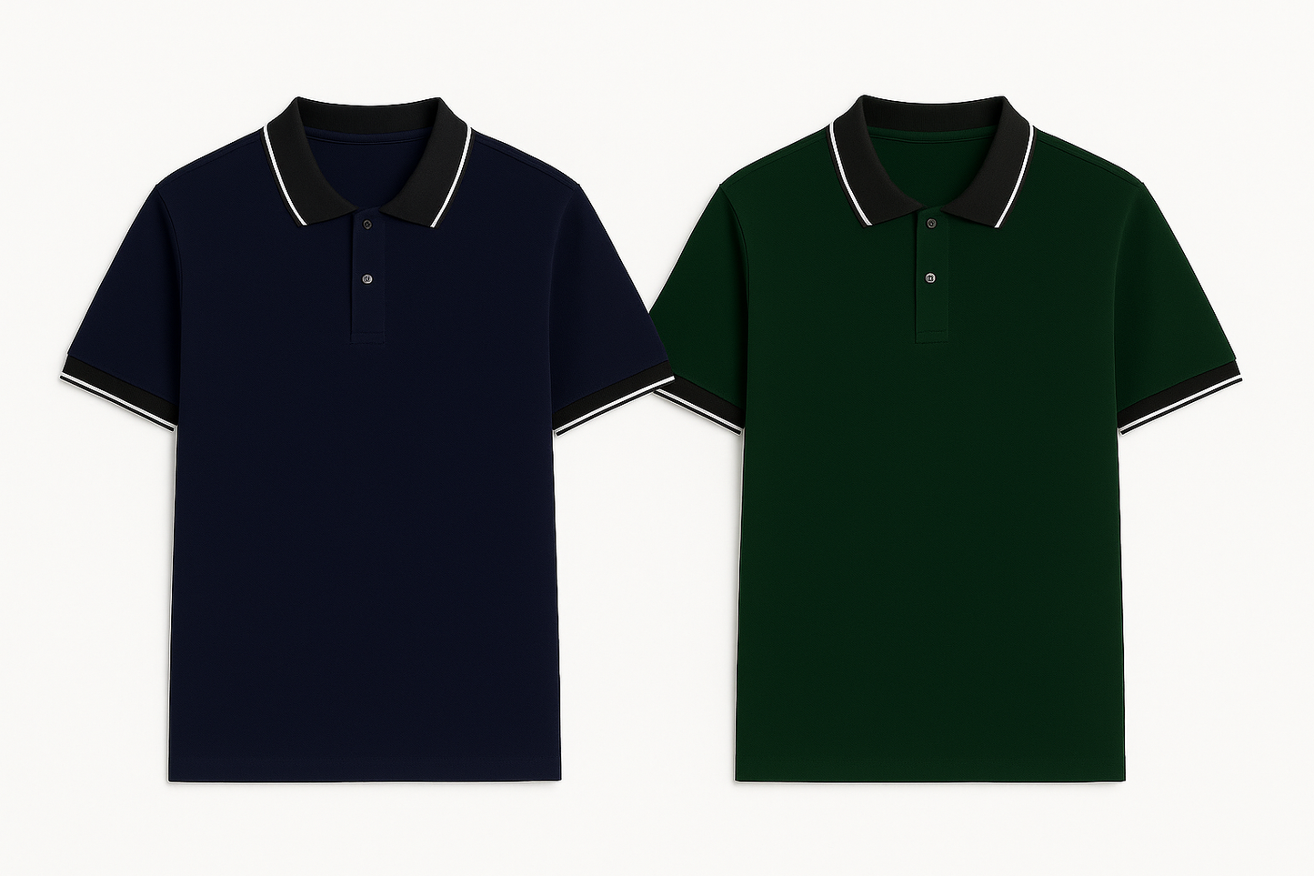 Double the Style – 2 Polo Shirts in One Combo