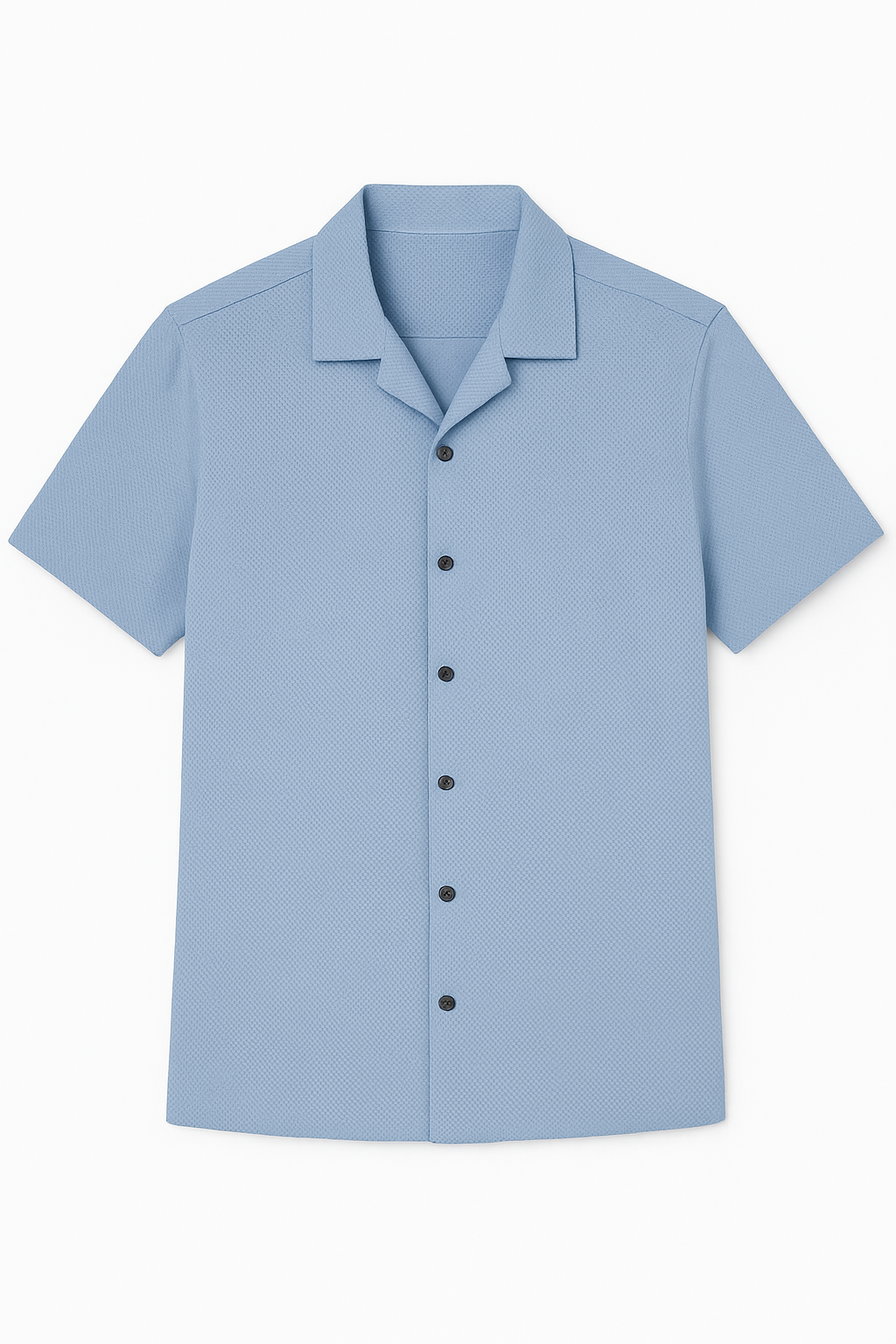 Blues Combo Premium Textured Cuban Shirt