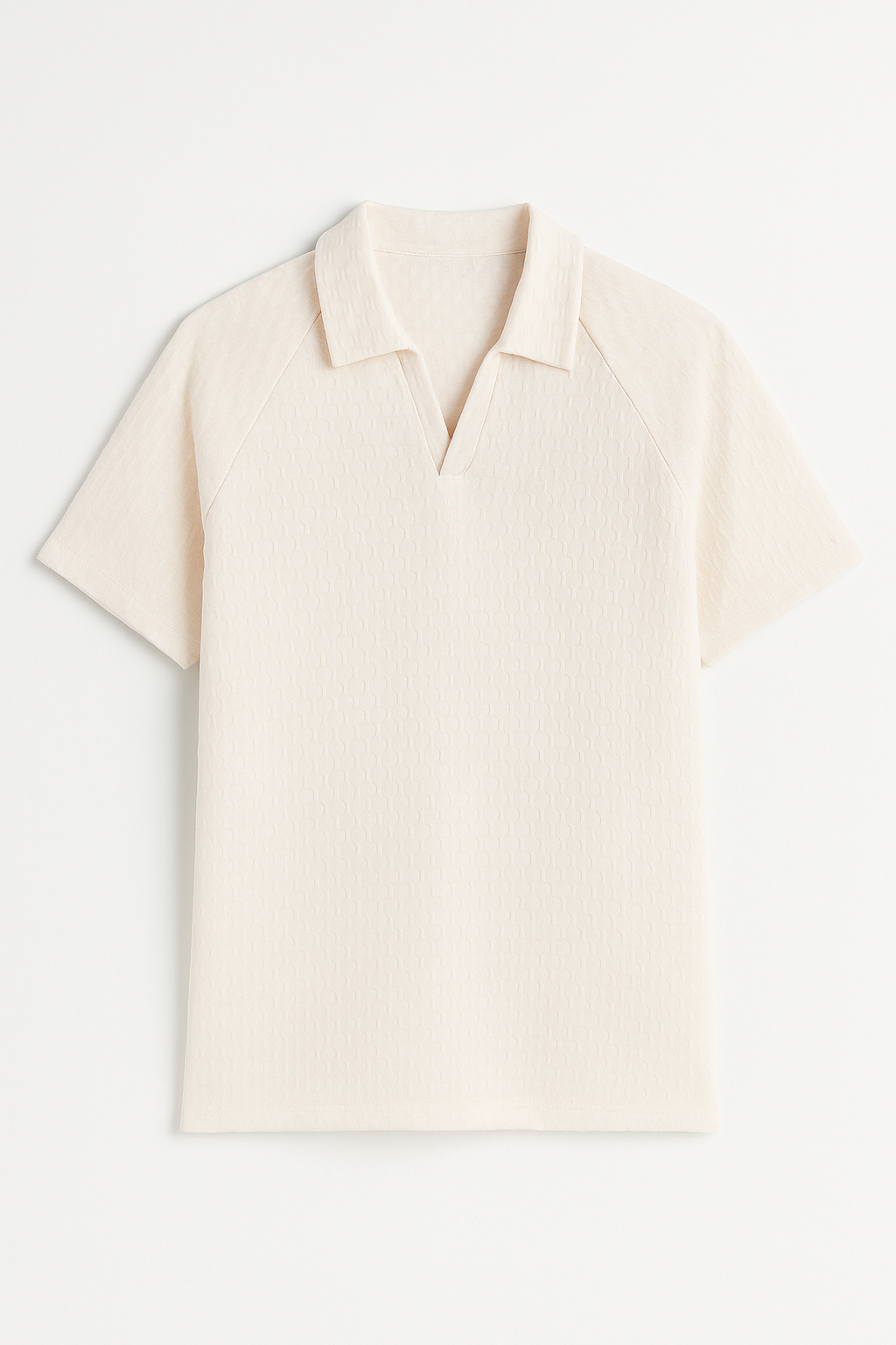 Textured Johnny Polo Shirt – Premium Casual Wear
