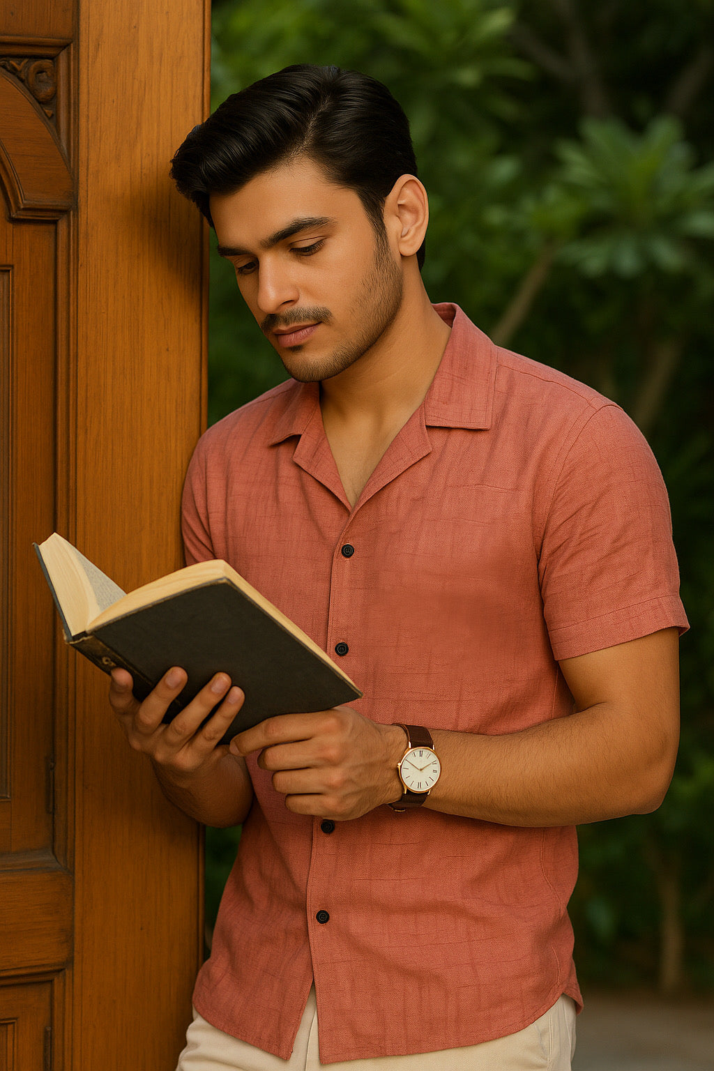 Casual Half Sleeves Cuban Shirt