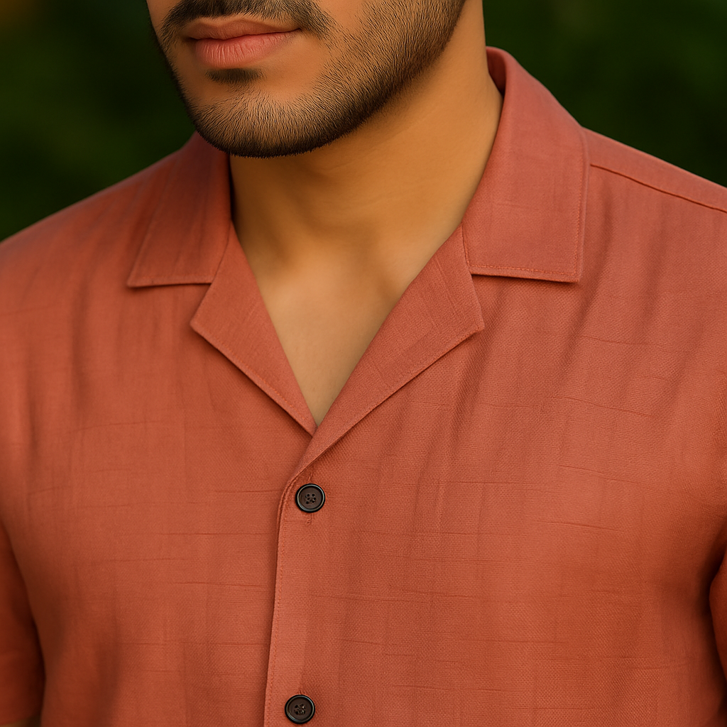 Casual Half Sleeves Cuban Shirt