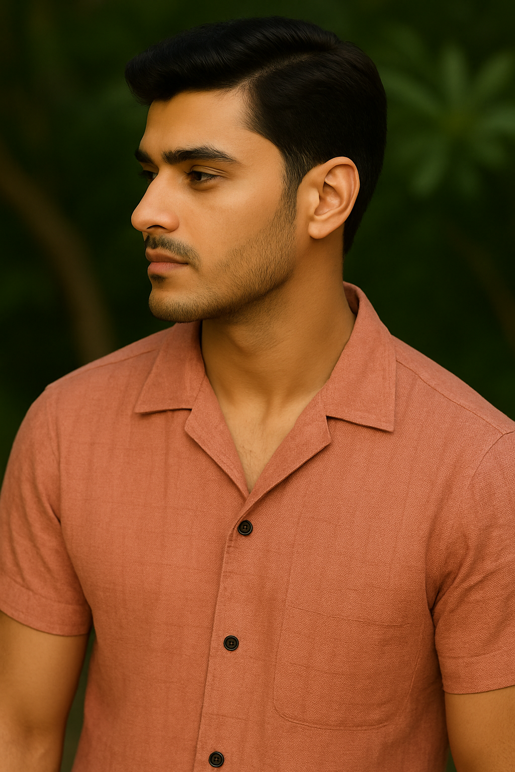 Casual Half Sleeves Cuban Shirt