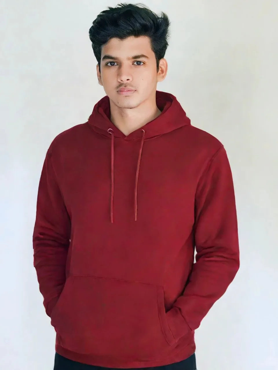 Cozy Classic Maroon Hoodie for Any Season