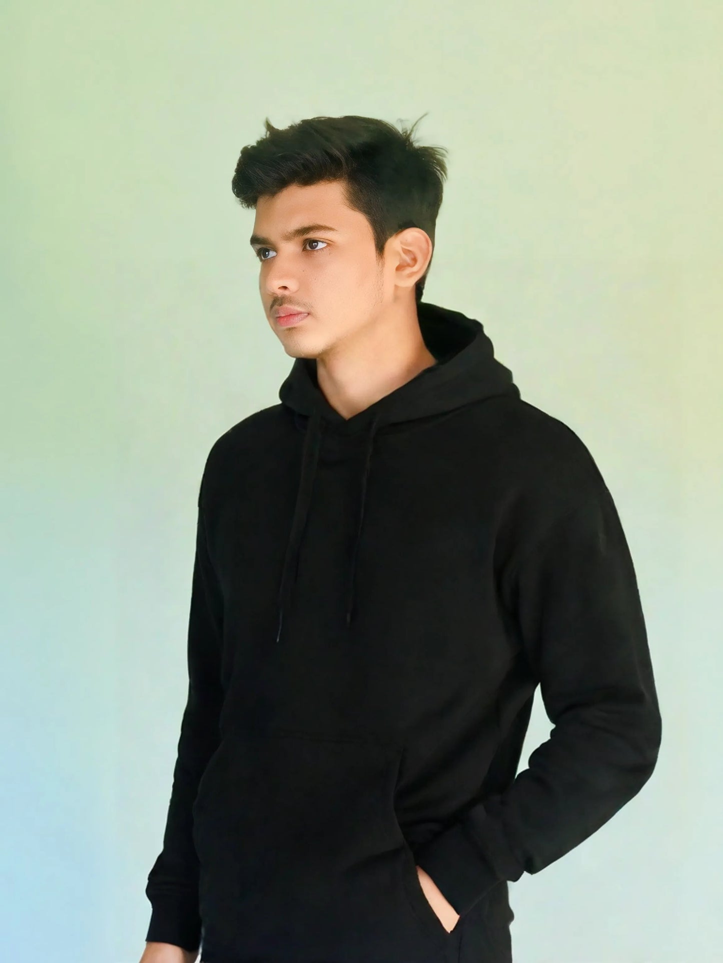 Cozy Classic Black Hoodie for Any Season